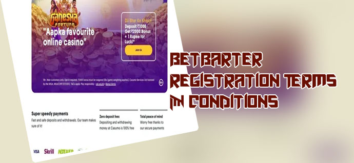Betbarter casino terms and conditions
